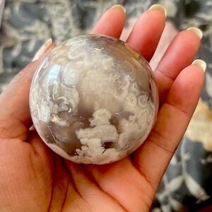 Flower Agate Sphere!!!